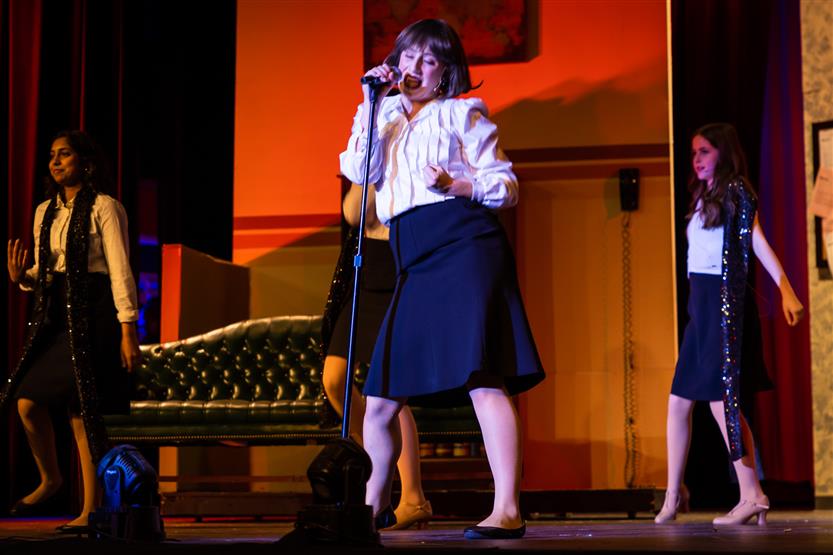 Page High actors onstage